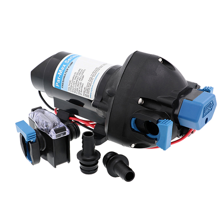 JABSCO Jabsco Par-Max 3 Water Pressure Pump - 12V - 3 GPM - 25 PSI 31395-2512-3A